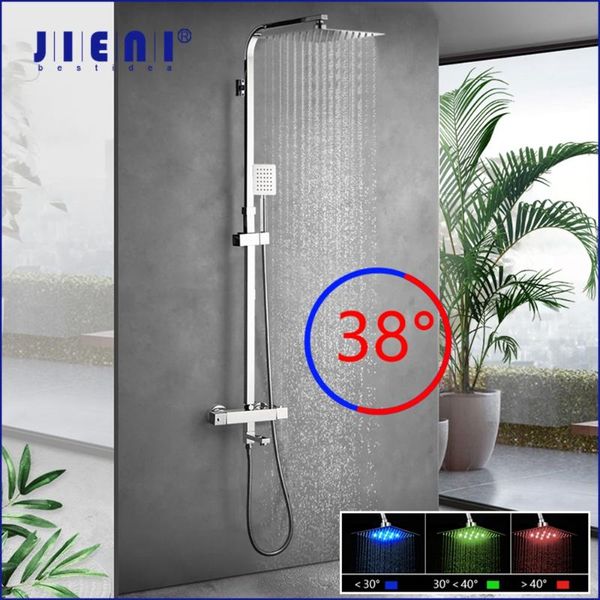 thermostatic bathroom shower set chrome led 8/16 inch square head mixer valve bathtub faucet sets
thermostatic bathroom shower set chrome led 8/16 inch square head mixer valve bathtub faucet sets