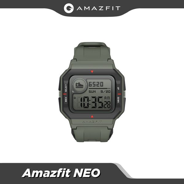 amazfit neo retro design smartwatch 5atm heart rate monitoring sleep tracking 28 days battery life smart watch red black greeng, Slivery;brown
amazfit neo retro design smartwatch 5atm heart rate monitoring sleep tracking 28 days battery life smart watch red black greeng, Slivery;brown