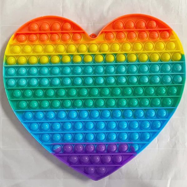 30*30cm big rainbow fidget push bubble toy bear favor colorful stress reliever sensory silicone toys kids adults in stock by sea lla768
30*30cm big rainbow fidget push bubble toy bear favor colorful stress reliever sensory silicone toys kids adults in stock by sea lla768