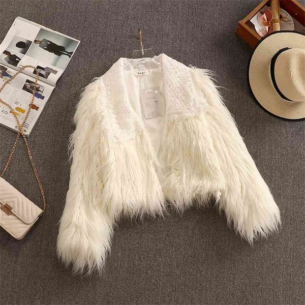 ins korean style fashion winter jacket faux fur coat sweet tassel women cropyoung girls streetwear cute outwear 210514, Black;brown
ins korean style fashion winter jacket faux fur coat sweet tassel women cropyoung girls streetwear cute outwear 210514, Black;brown