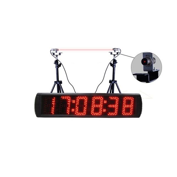 timers 5" led digital race timing timer clock laser controlled big countdown watch with satch
timers 5" led digital race timing timer clock laser controlled big countdown watch with satch