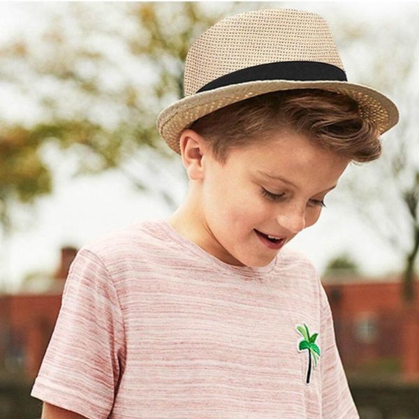 wide brim hats richkeda store 2021 children sunhat kids summer beach straw hat jazz panama trilby fedora british cap breathable, Blue;gray
wide brim hats richkeda store 2021 children sunhat kids summer beach straw hat jazz panama trilby fedora british cap breathable, Blue;gray
