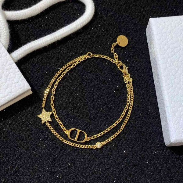 design jewelry new letter star double layer bracelet net red same model, Black
design jewelry new letter star double layer bracelet net red same model, Black