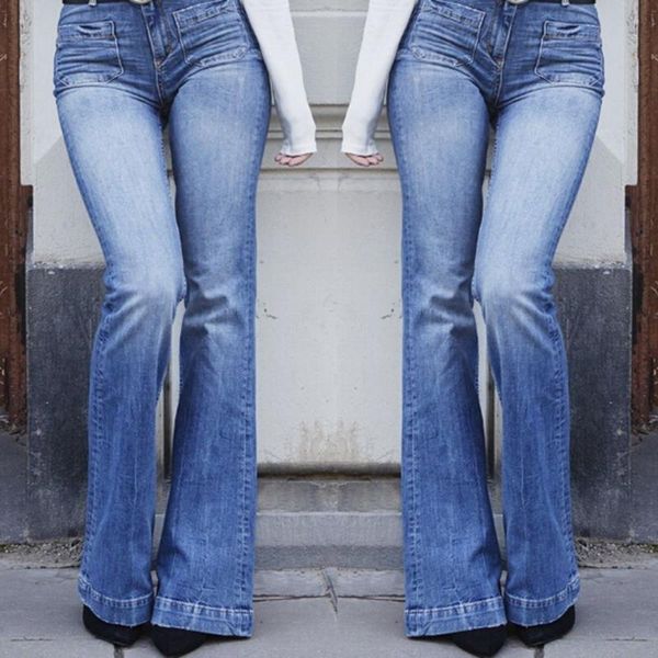 women's jeans flare pants women thin vintage denim ladies high waist stretch pocket trousers wide leg streetwear outfits, Blue
women's jeans flare pants women thin vintage denim ladies high waist stretch pocket trousers wide leg streetwear outfits, Blue