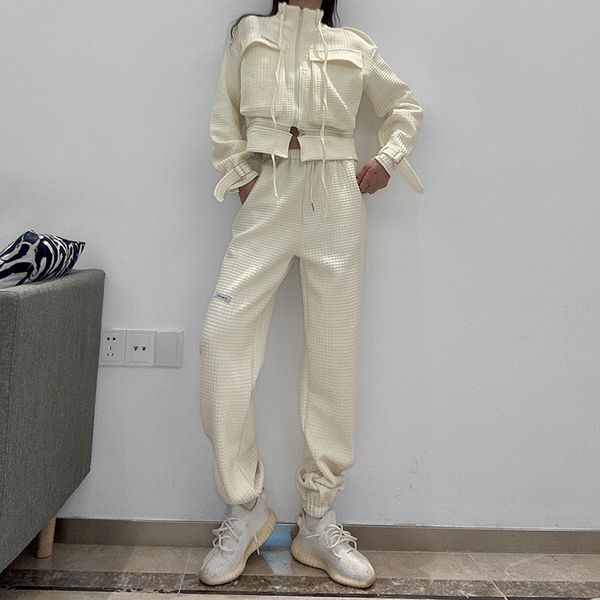 women's two piece pants women long sleeve zipper cardigan pant high waist loose trouser autumn winter coat casual trousers outfits 2 pc, White
women's two piece pants women long sleeve zipper cardigan pant high waist loose trouser autumn winter coat casual trousers outfits 2 pc, White