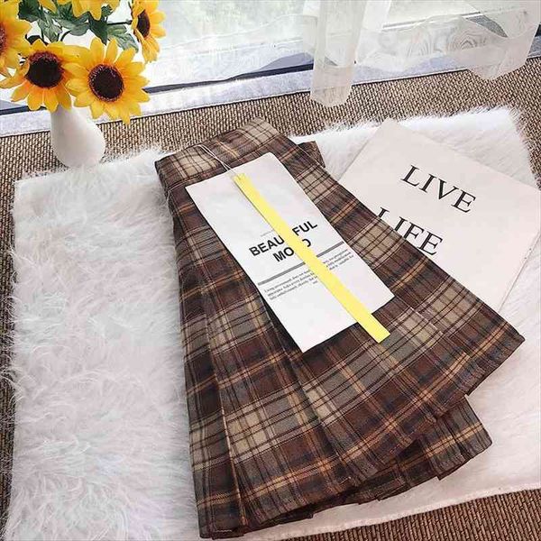 cute campus style plaid pleated women skirts spring summer high waist korean student uniform tennis miniskirt, Black
cute campus style plaid pleated women skirts spring summer high waist korean student uniform tennis miniskirt, Black