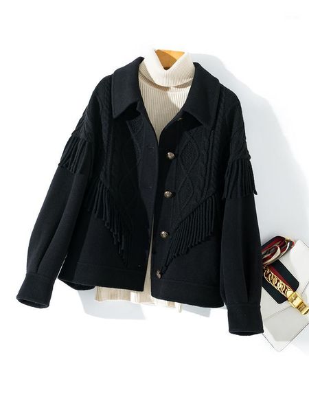 100% wool coat female jacket woman spring autumn winter double-side woolen women korean jackets women's & blends, Black
100% wool coat female jacket woman spring autumn winter double-side woolen women korean jackets women's & blends, Black