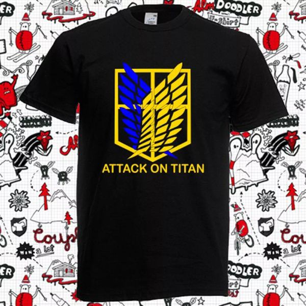 New Shingeki No Kyojin Attack on Titan Japanese Logo Black T-Shirt Size S-3XL, White;black
New Shingeki No Kyojin Attack on Titan Japanese Logo Black T-Shirt Size S-3XL, White;black