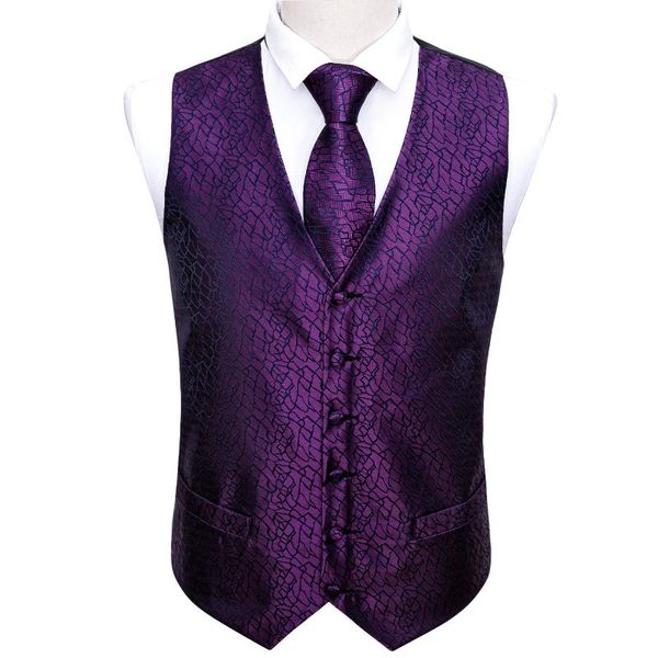 men's vests men purple waistcoat silk vest for jacquard novelty tie hanky 4pc set formal business party male jacket barry.wang designer, Black;white
men's vests men purple waistcoat silk vest for jacquard novelty tie hanky 4pc set formal business party male jacket barry.wang designer, Black;white