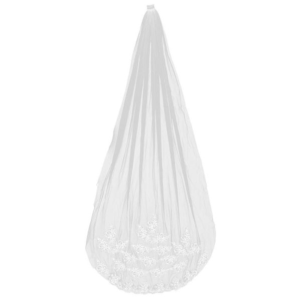 bridal veils 1pc veil simple graceful elegant 3 meters with beaded edge three layers for communion wedding, Black
bridal veils 1pc veil simple graceful elegant 3 meters with beaded edge three layers for communion wedding, Black
