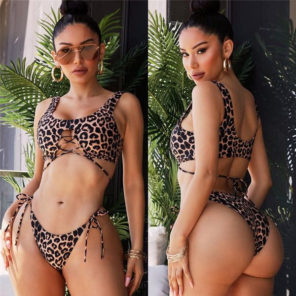 women fashion tie-dye bikini suits summer ladies hollow bandage tight high waist thong split swimsuit leopard print women's swimwea, White;black
women fashion tie-dye bikini suits summer ladies hollow bandage tight high waist thong split swimsuit leopard print women's swimwea, White;black