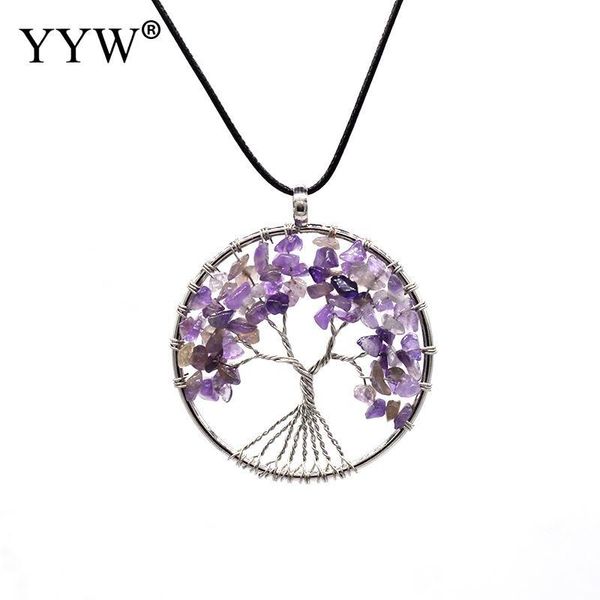 pendant necklaces 2021 charm necklace women multicolor natural stone tree of life bead choker pendulum fashion jewelry gift, Silver
pendant necklaces 2021 charm necklace women multicolor natural stone tree of life bead choker pendulum fashion jewelry gift, Silver