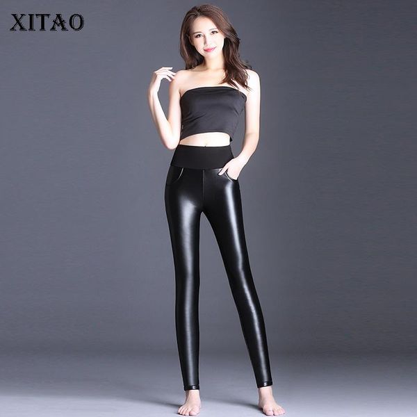women's pants & capris xitao elastic high waist velvet thicker skinny pencil 2021 autumn and winter fashion step on foot leather gcc266, Black;white
women's pants & capris xitao elastic high waist velvet thicker skinny pencil 2021 autumn and winter fashion step on foot leather gcc266, Black;white