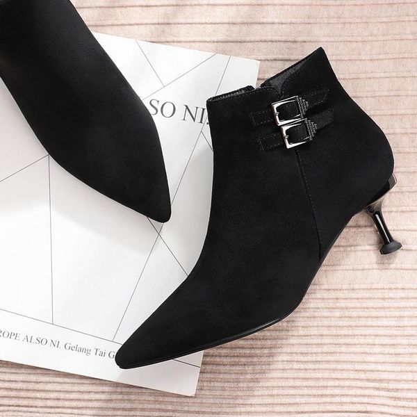 boots shoes woman black high heel women autumn fashion ankle for bota feminina scarpe donna
boots shoes woman black high heel women autumn fashion ankle for bota feminina scarpe donna