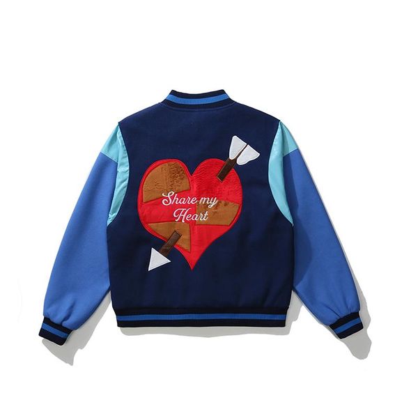 men's jackets harajuku color match letter sweetheart embroidery mens autumn windbreaker oversize loose patchwork couple coat, Black;brown
men's jackets harajuku color match letter sweetheart embroidery mens autumn windbreaker oversize loose patchwork couple coat, Black;brown