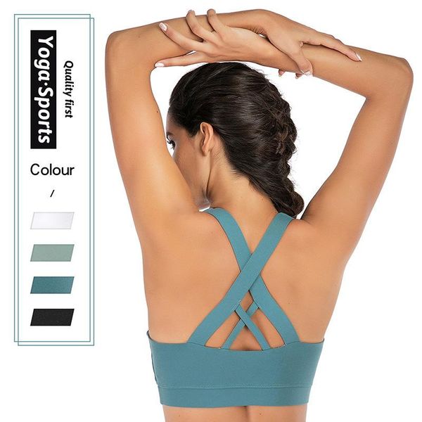 sports bra for women, criss-cross back padded strappy bras gym racerback yoga with removable cups outfit
sports bra for women, criss-cross back padded strappy bras gym racerback yoga with removable cups outfit