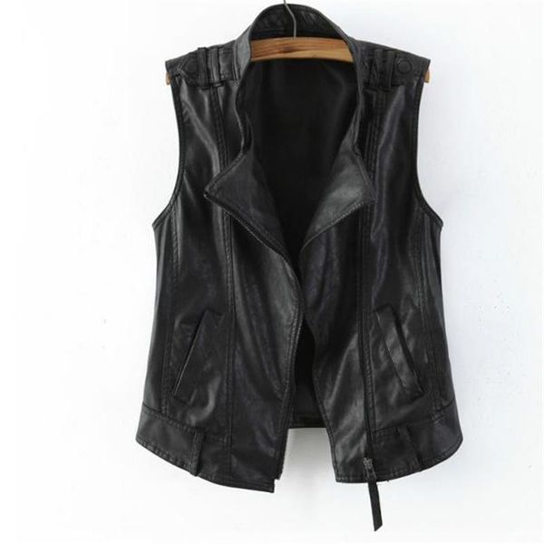 women's vests women pu belt veste motorcycle jacket waistcoat vest rivet plus size black sleeveless leather jackets winter, Black;white
women's vests women pu belt veste motorcycle jacket waistcoat vest rivet plus size black sleeveless leather jackets winter, Black;white