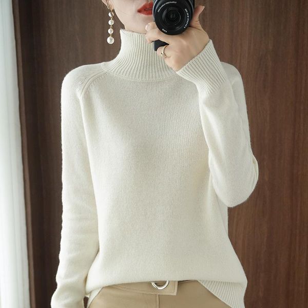 women's sweaters high-collar sweater women loose 2021 bottoming shirt autumn and winter long-sleeved solid color pullover wild cardigan, White;black
women's sweaters high-collar sweater women loose 2021 bottoming shirt autumn and winter long-sleeved solid color pullover wild cardigan, White;black