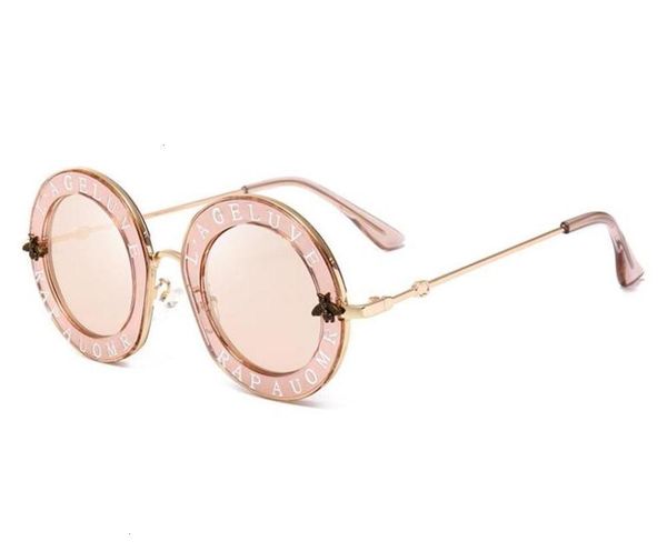 Fashionable sun frames products Bee designer luxury pink fashion round letter Trending pattern vintage retro metal frame sunglasses women, Black
Fashionable sun frames products Bee designer luxury pink fashion round letter Trending pattern vintage retro metal frame sunglasses women, Black