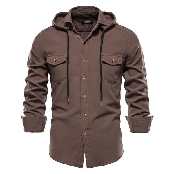 men's casual shirts oversized shirt spring autumn hooded slim long-sleeved sports outdoor cotton hoodies camisas de hombre, White;black
men's casual shirts oversized shirt spring autumn hooded slim long-sleeved sports outdoor cotton hoodies camisas de hombre, White;black