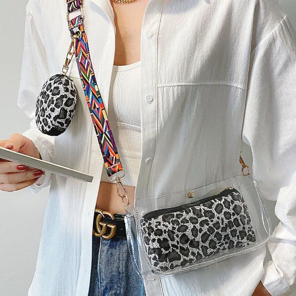 shoulder bags women fashion leopard printing transparent crossbody messenger bag casual ladies clutch round coin purse composite
shoulder bags women fashion leopard printing transparent crossbody messenger bag casual ladies clutch round coin purse composite