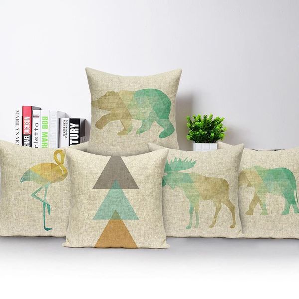cushion/decorative pillow geometry pattern linen cushion cover 45x45cm elk elephant case home decorative pillows for sofa
cushion/decorative pillow geometry pattern linen cushion cover 45x45cm elk elephant case home decorative pillows for sofa