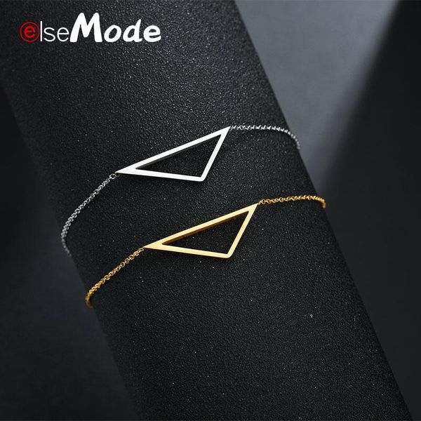 link, chain elsemode trendy stainelss steel hollow triangle bracelets for women gold adjustable link & bangle wedding gift, Black
link, chain elsemode trendy stainelss steel hollow triangle bracelets for women gold adjustable link & bangle wedding gift, Black