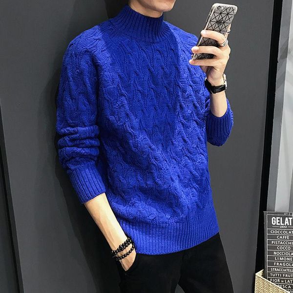 men half turtleneck solid warm all-match daily chic thick knitting pullovers male japanese style simple ulzzang sweater n49 men's sweat, White;black
men half turtleneck solid warm all-match daily chic thick knitting pullovers male japanese style simple ulzzang sweater n49 men's sweat, White;black