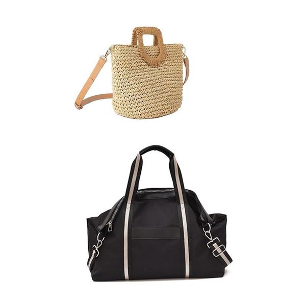 evening bags women's straw bag paper shoulders hand-woven with travel yoga gym messenger
evening bags women's straw bag paper shoulders hand-woven with travel yoga gym messenger