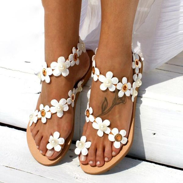 women sandals summer flat heels white flowers flip flops ladies shoes slip on slippers gladiator sandalias mujer xkd4071, Black
women sandals summer flat heels white flowers flip flops ladies shoes slip on slippers gladiator sandalias mujer xkd4071, Black