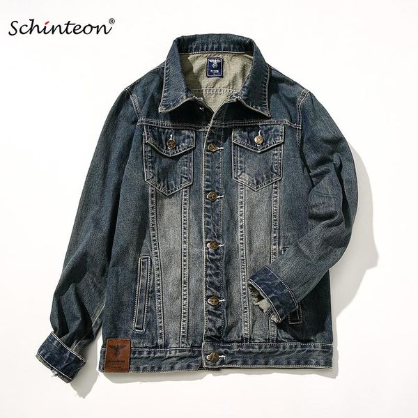 men's jackets schinteon plus size autumn men denim jacket outwear fashion loose casual m-7xl cowboy, Black;brown
men's jackets schinteon plus size autumn men denim jacket outwear fashion loose casual m-7xl cowboy, Black;brown
