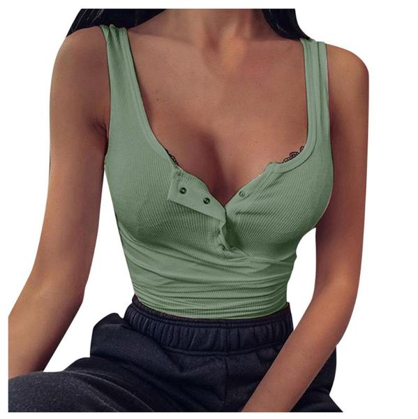 women's tanks & camis 2021 women tank sleeveless basic cami shirt slim knit ribbed button woman open back streetwear summer patry, White
women's tanks & camis 2021 women tank sleeveless basic cami shirt slim knit ribbed button woman open back streetwear summer patry, White