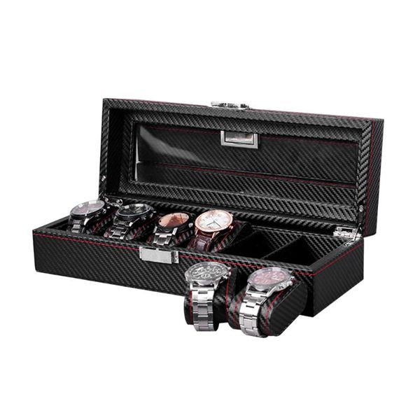 watch boxes & cases 5/6 slot pu leather watches storage box jewelry bracelet organizer transparent classic wristband display case, Black;blue
watch boxes & cases 5/6 slot pu leather watches storage box jewelry bracelet organizer transparent classic wristband display case, Black;blue