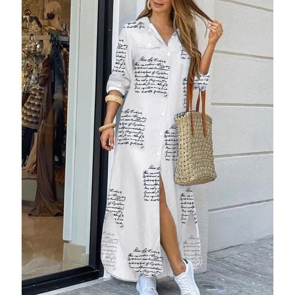 casual dresses women's 2021 european and american spring summer fashion printed shirtdress dress women, Black;gray
casual dresses women's 2021 european and american spring summer fashion printed shirtdress dress women, Black;gray