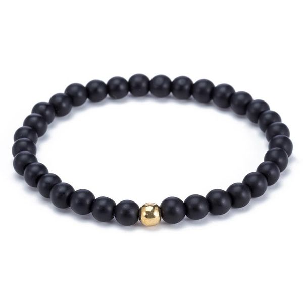 beaded, strands simple fashion bracelet 6mm frosted natural stone beads men's gold copper ladies couple gifts, Black
beaded, strands simple fashion bracelet 6mm frosted natural stone beads men's gold copper ladies couple gifts, Black