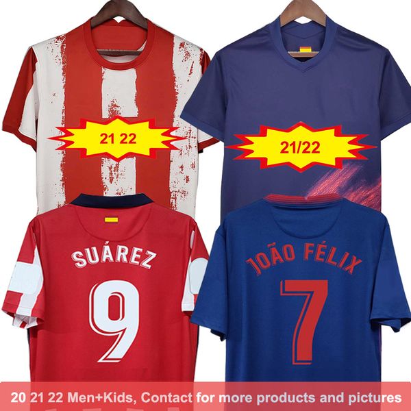 men kids kit 20 21 22 atletico suarez madrid soccer jerseys joao felix llorente correa saul football shirt home away uniform, Black;yellow
men kids kit 20 21 22 atletico suarez madrid soccer jerseys joao felix llorente correa saul football shirt home away uniform, Black;yellow