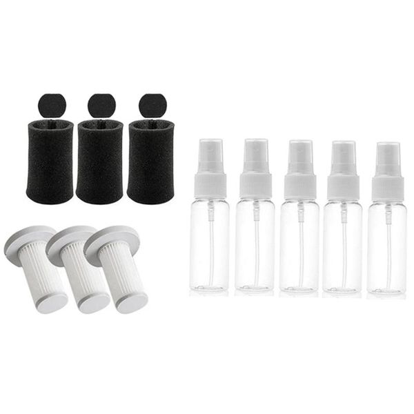 storage bottles & jars 5 pcs 50ml refillable fine mist sprayer 1 set hepa filter mini push rod vacuum brush replacement
storage bottles & jars 5 pcs 50ml refillable fine mist sprayer 1 set hepa filter mini push rod vacuum brush replacement