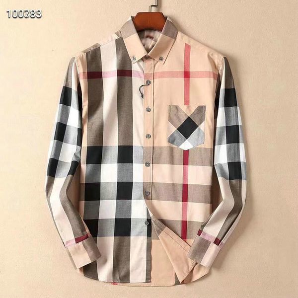 2021 summer luxury designer men's business casual shirt long sleeve stripe lapel shirts masculine social fashion plaid -#00001, White;black
2021 summer luxury designer men's business casual shirt long sleeve stripe lapel shirts masculine social fashion plaid -#00001, White;black