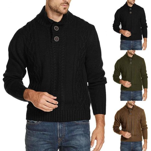 men's sweaters sweater knitted stand collar warm solid color slim winter for daily wear, White;black
men's sweaters sweater knitted stand collar warm solid color slim winter for daily wear, White;black