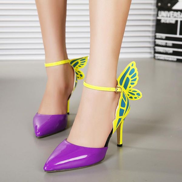 dress shoes fashion thin high heels women pumps 8.5cm butterfly sandalswedding party yellow purple black
dress shoes fashion thin high heels women pumps 8.5cm butterfly sandalswedding party yellow purple black