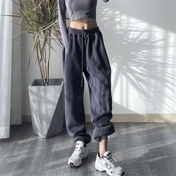 women's pants & capris high waist cotton sports women loose black white home leisure warm autumn winter casual gray trousers
women's pants & capris high waist cotton sports women loose black white home leisure warm autumn winter casual gray trousers