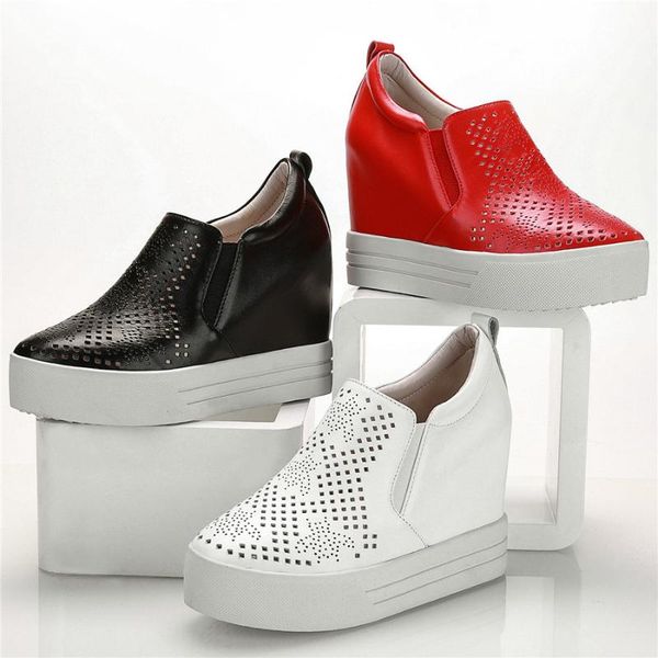 fashion sneakers women genuine leather wedges high heel summer sports gladiator sandals female breathable round toe pumps shoes, Black
fashion sneakers women genuine leather wedges high heel summer sports gladiator sandals female breathable round toe pumps shoes, Black