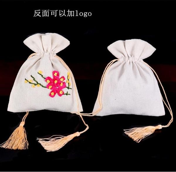 gift wrap tassel small linen white bag drawstring jewellery pouch handmade ribbon embroidery birthday party favor bags 10pcs/lot
gift wrap tassel small linen white bag drawstring jewellery pouch handmade ribbon embroidery birthday party favor bags 10pcs/lot