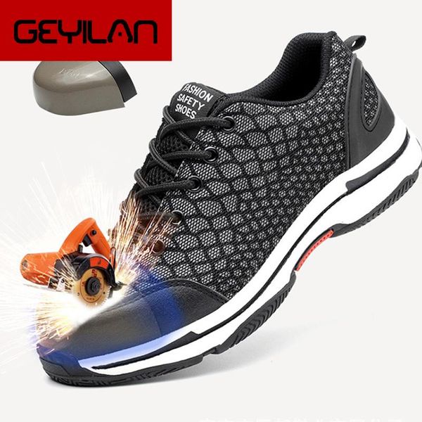 boots men steel toe work safety shoes casual sneakers puncture proof night reflective industrial for, Black
boots men steel toe work safety shoes casual sneakers puncture proof night reflective industrial for, Black