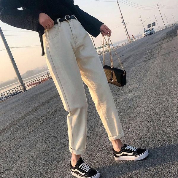 women's pants & capris cotton beige mom jeans women harem denim plus size wide leg high waist trousers with belt harajuku 2021 spring a, Black;white
women's pants & capris cotton beige mom jeans women harem denim plus size wide leg high waist trousers with belt harajuku 2021 spring a, Black;white