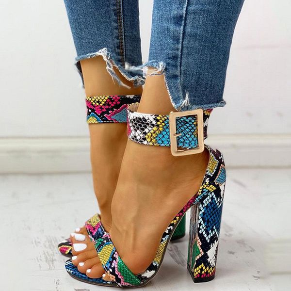 sandals fashion colour serpentine women shoes peep toe 11cm high heels summer party pu ankle buckle pumps qpkt, Black
sandals fashion colour serpentine women shoes peep toe 11cm high heels summer party pu ankle buckle pumps qpkt, Black
