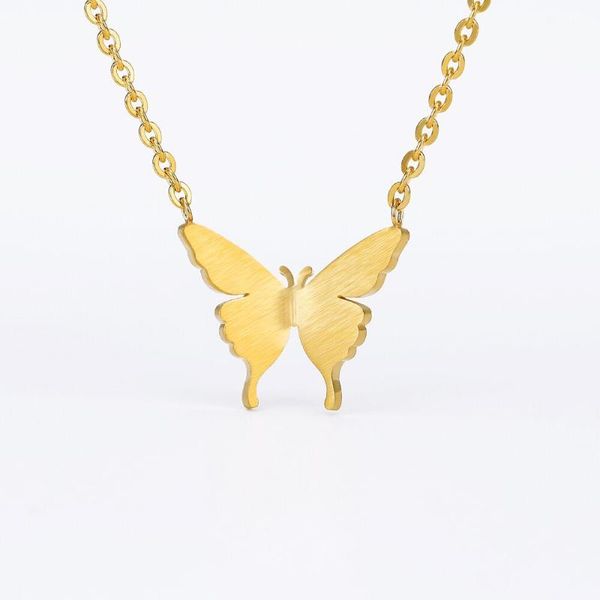 chokers non-fading stainless steel animal butterfly premium gold necklace ladies collar pendant chain jewelry wholesale, Golden;silver
chokers non-fading stainless steel animal butterfly premium gold necklace ladies collar pendant chain jewelry wholesale, Golden;silver