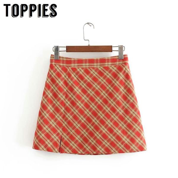 ies women plaid mini skirts slim split skirt summer women's skirt 210412, Black
ies women plaid mini skirts slim split skirt summer women's skirt 210412, Black