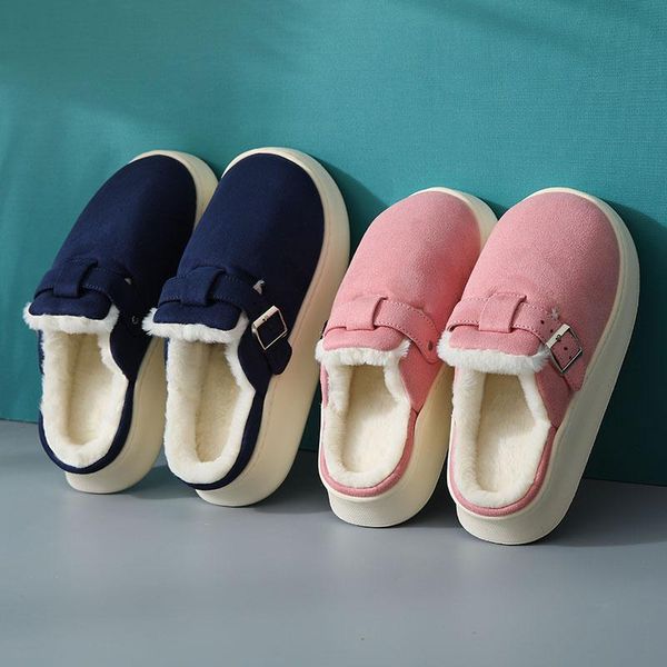 winter slippers womens and men house shoes warm cotton home comfortable plush lining slip-on cozy indoor, Black
winter slippers womens and men house shoes warm cotton home comfortable plush lining slip-on cozy indoor, Black
