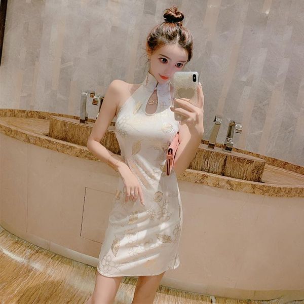 casual dresses 0687 actual shooting of small off shoulder split fork retro bronzing improved girl's cheongsam slim dress, Black;gray
casual dresses 0687 actual shooting of small off shoulder split fork retro bronzing improved girl's cheongsam slim dress, Black;gray